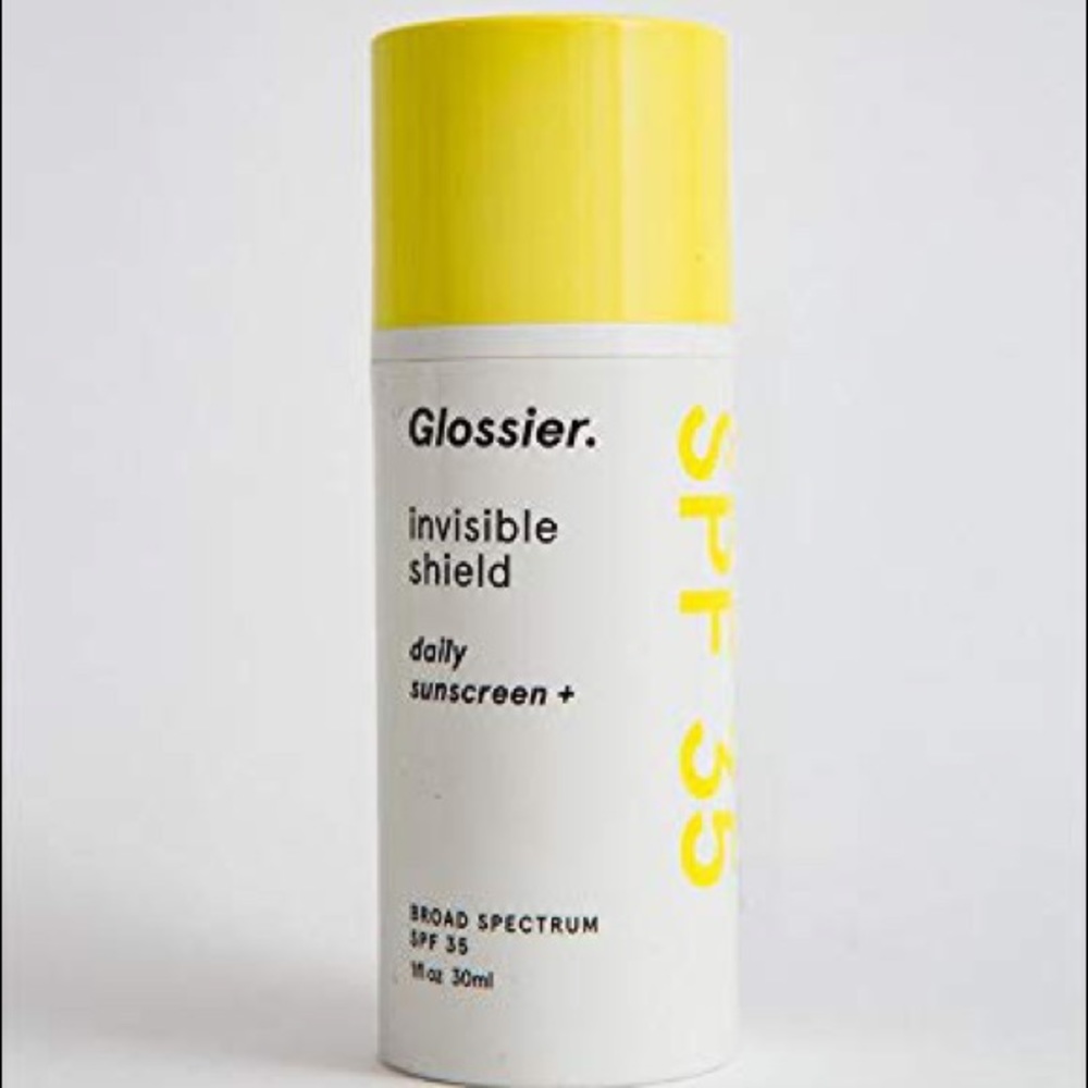 Glossier invisible shield sunscreen